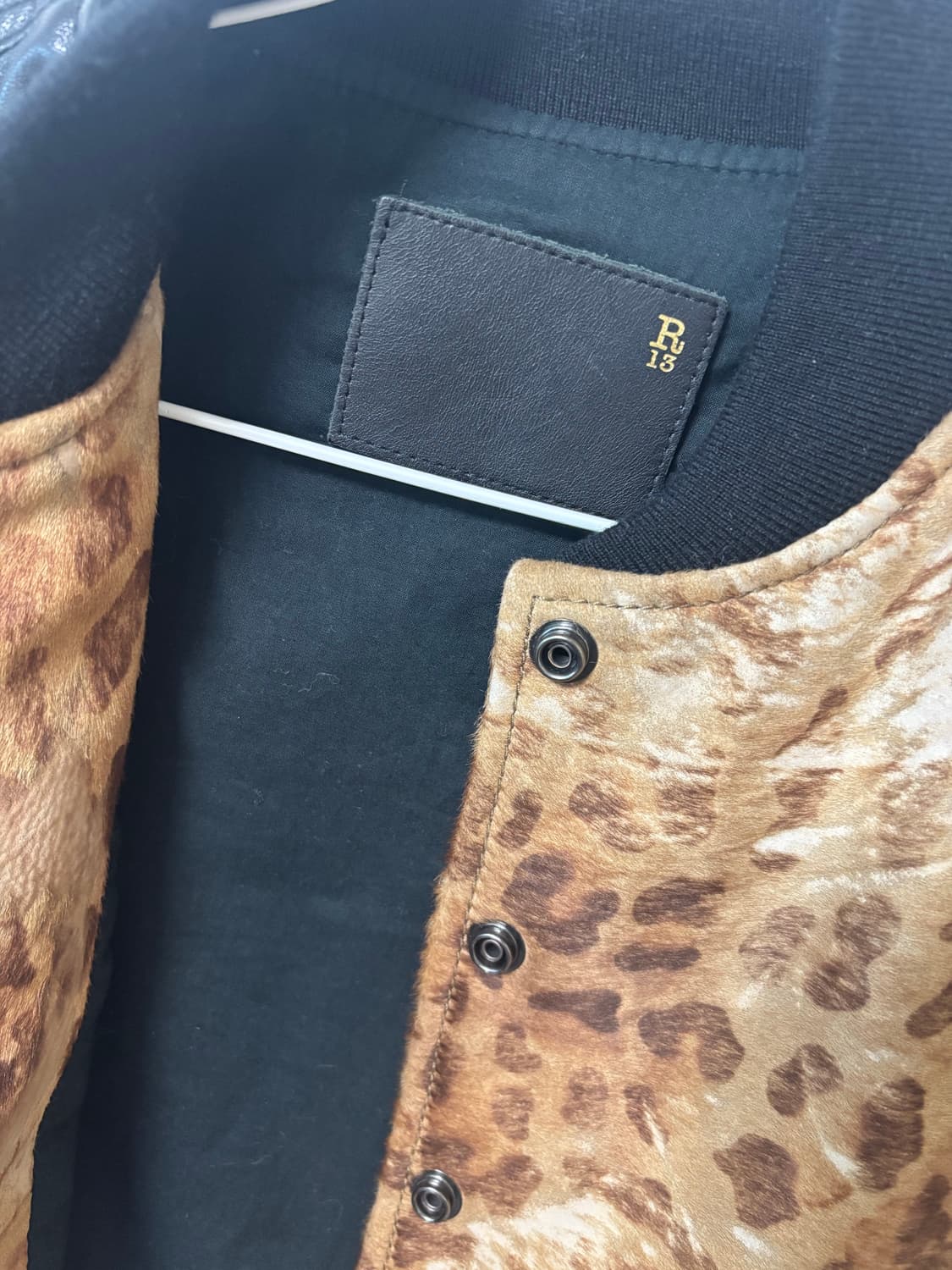 R13 레오파드 봄버 재킷 상품이미지3