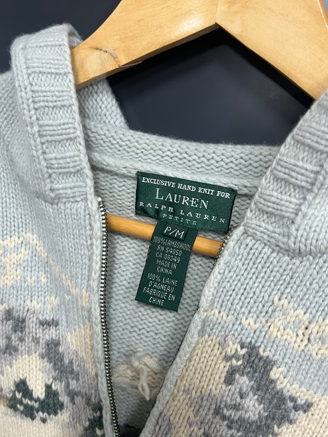Lauren Ralph Lauren 80s Vintage램스울스키핸드니트 상품이미지4