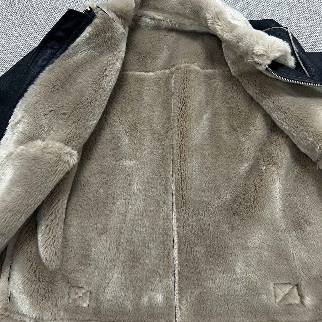 드로우핏 스웨이드 라인 무스탕(L) 상품이미지4