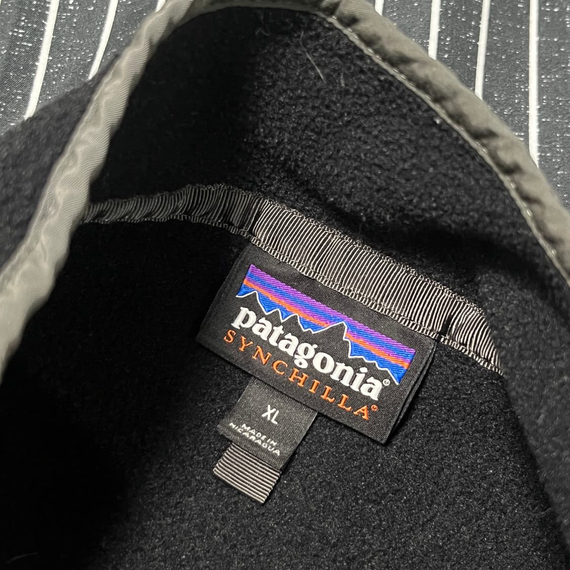 00s 파타고니아 신칠라 후리스 XL 블랙 상품이미지4