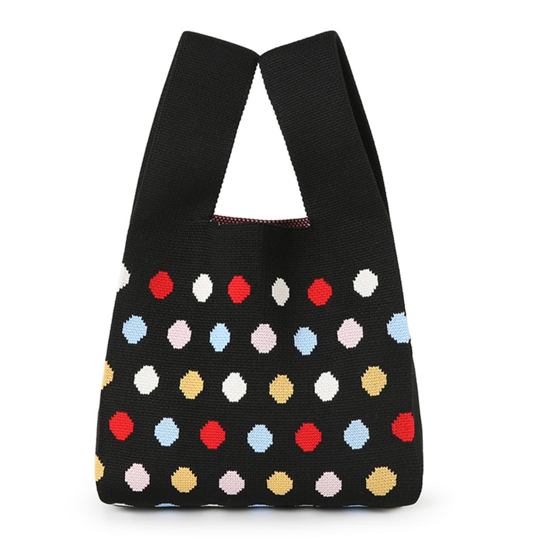 니트백 도트 봉다리 여성 미니 토트백 손가방 판매 상품이미지3