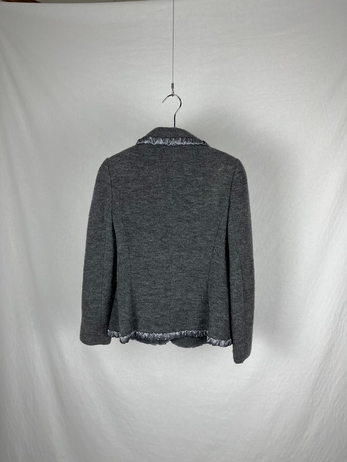 Vintage (maede in japan) 셔링 블레이저 상품이미지3