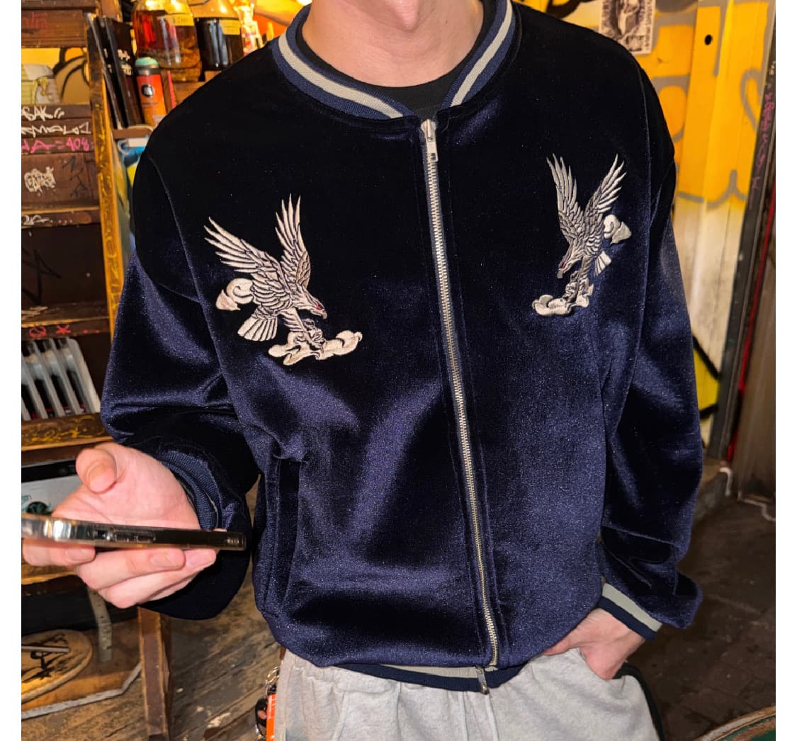 왓츠더 유즈 벨벳 스카쟌  상품이미지1