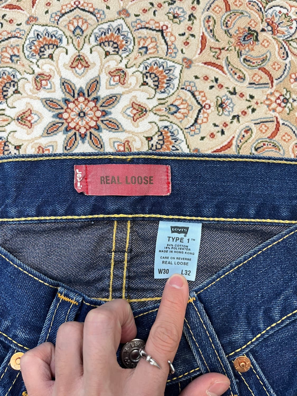 리바이스 type1 데님 팬츠 바지 상품이미지5