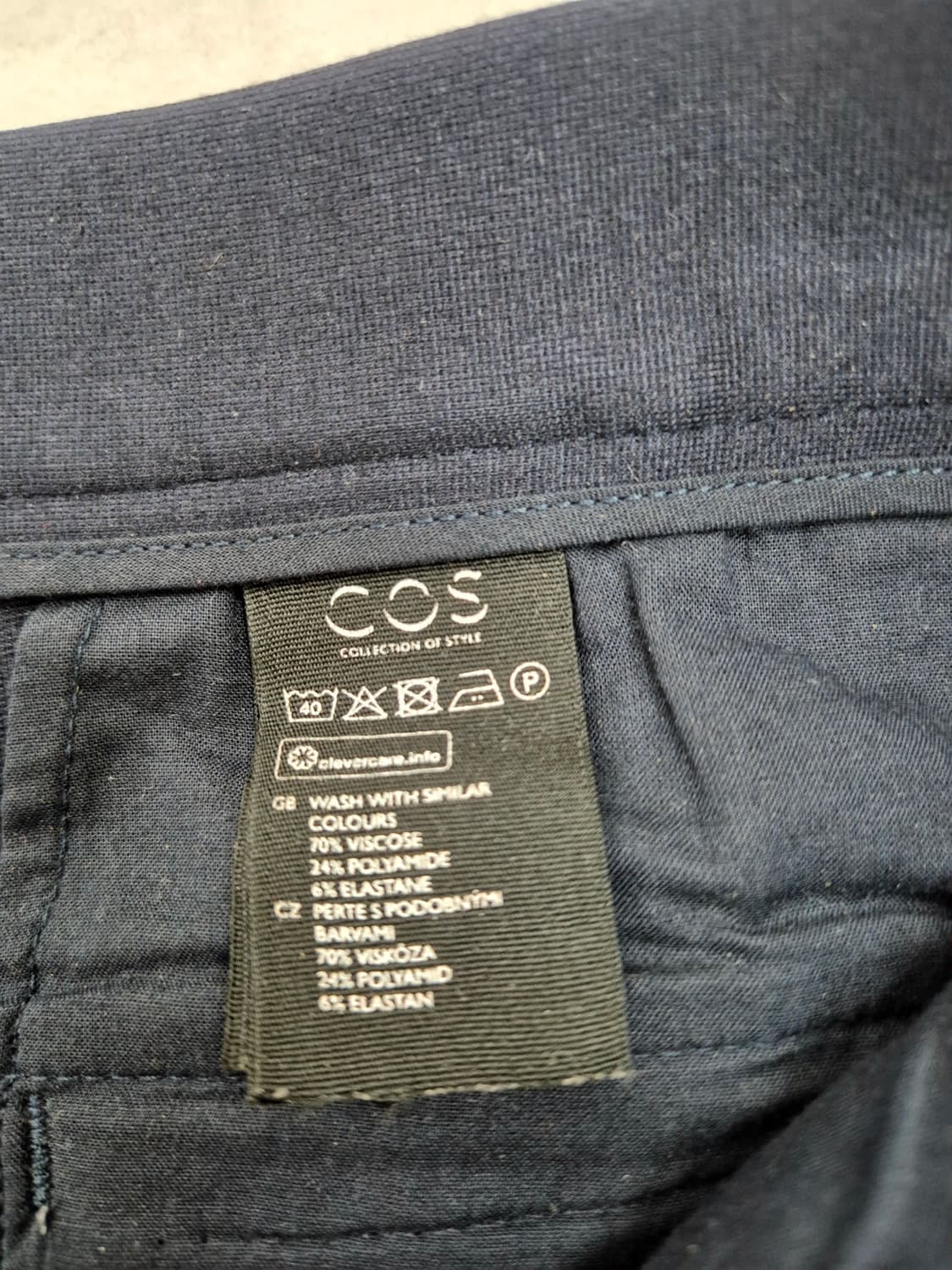 COS 턴업 발목 지퍼 슬랙스 상품이미지6