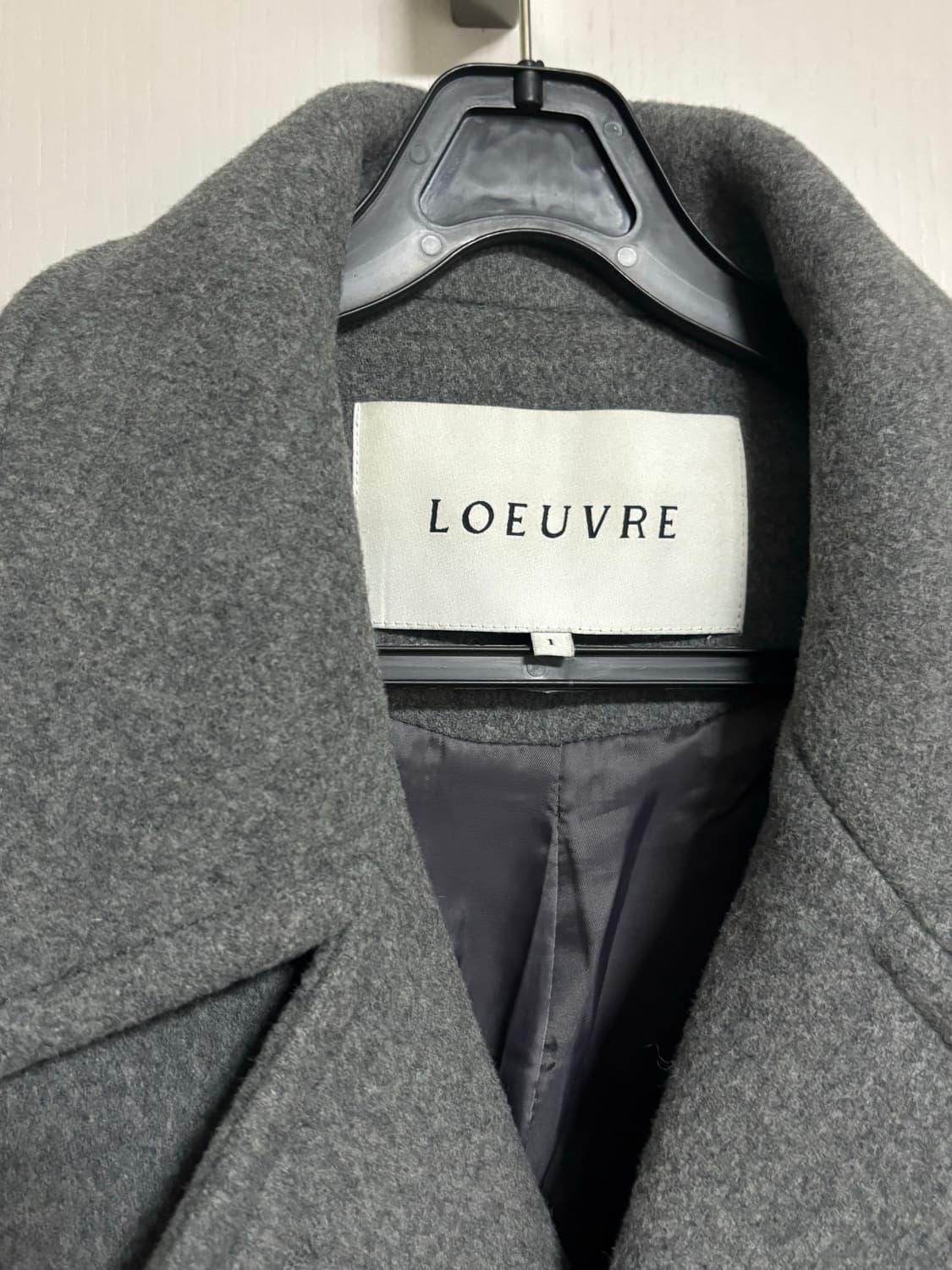 LOEUVRE 루에브르 프린지 울 자켓 / 구매가 329,000 상품이미지4