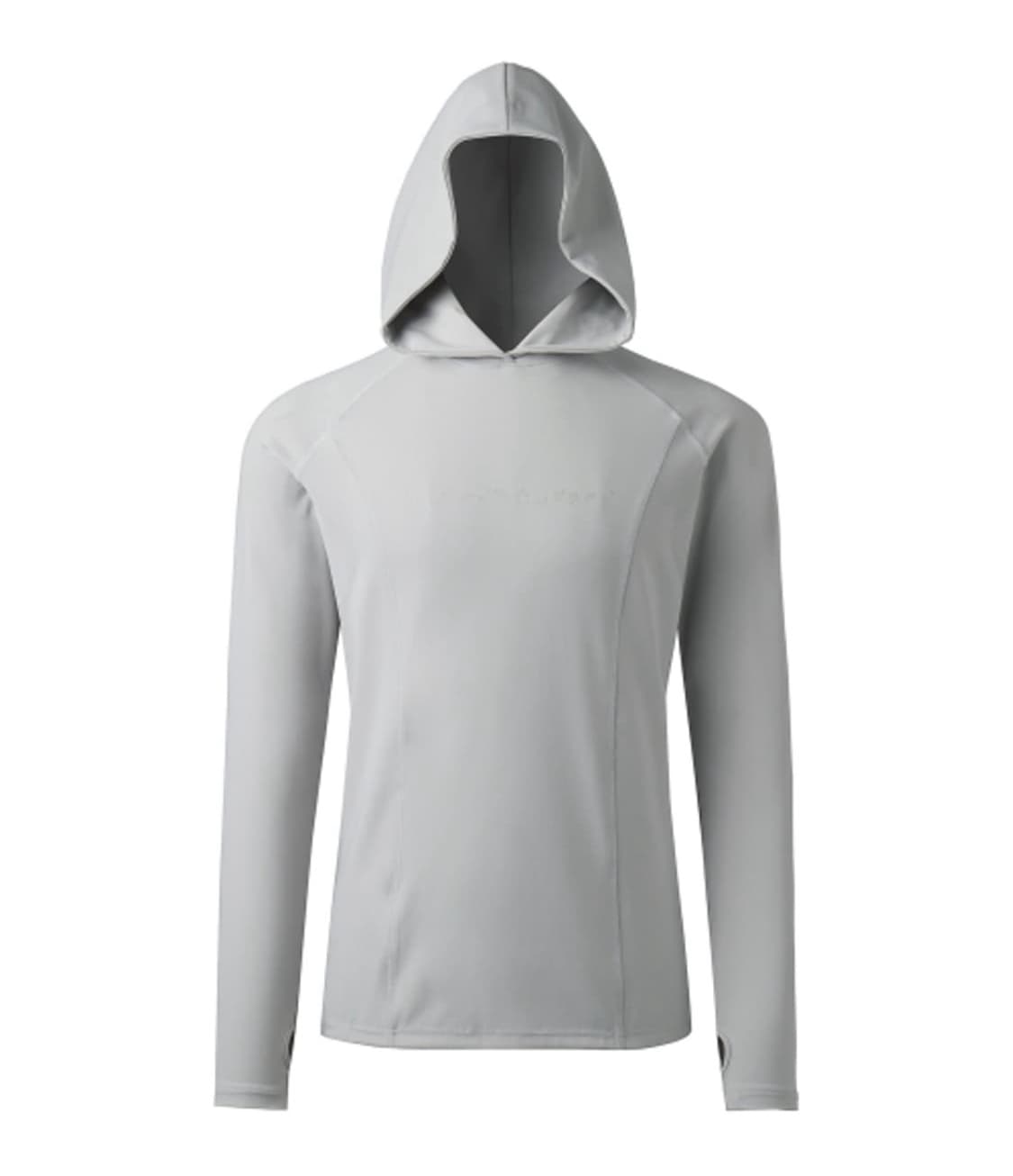 어나더유스 후드 롱슬리브 티셔츠 샌드 그레이 컴프 레션 슬림핏  상품이미지1