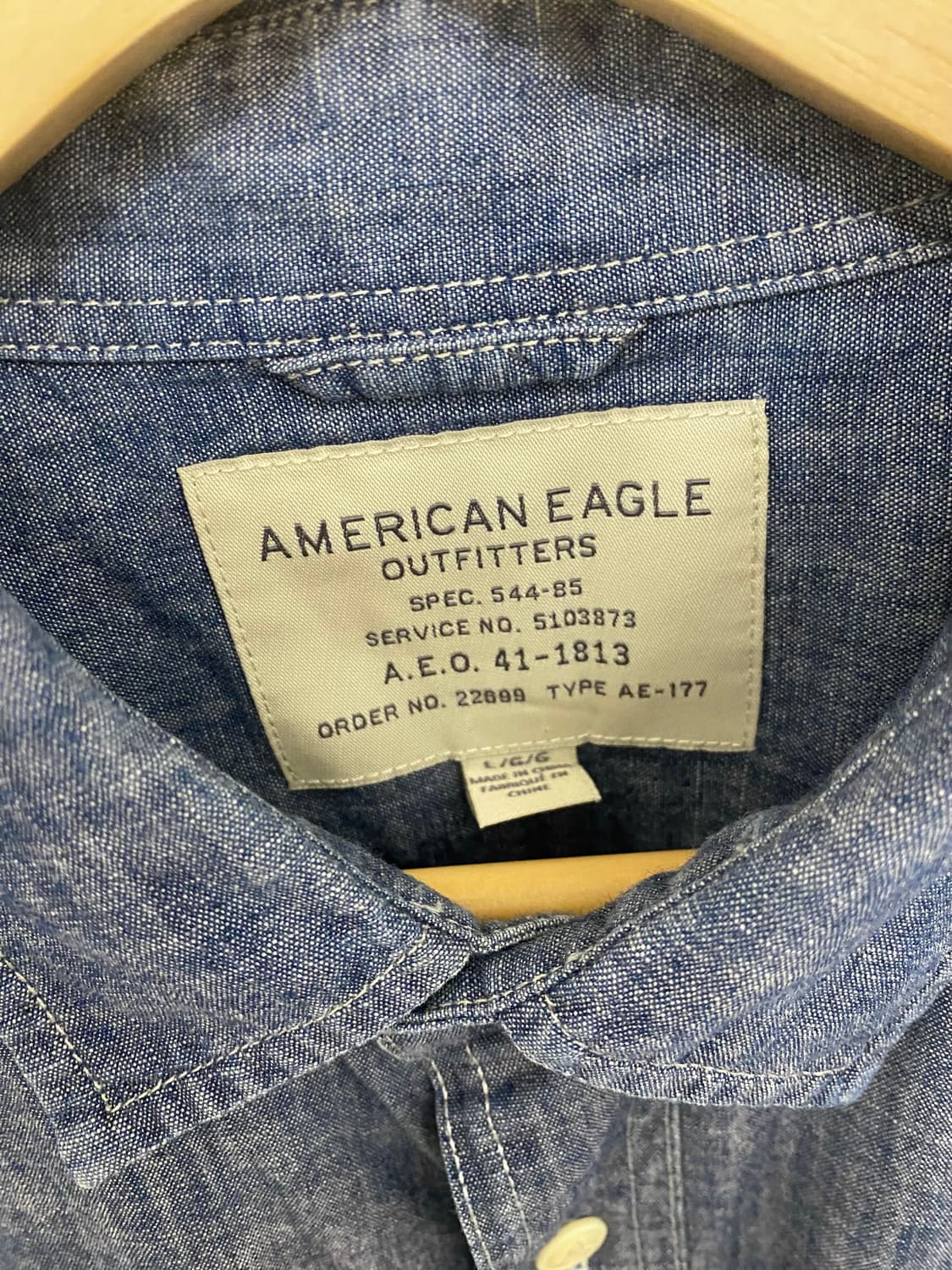 American Eagle Outfitters chambray shirt 상품이미지7