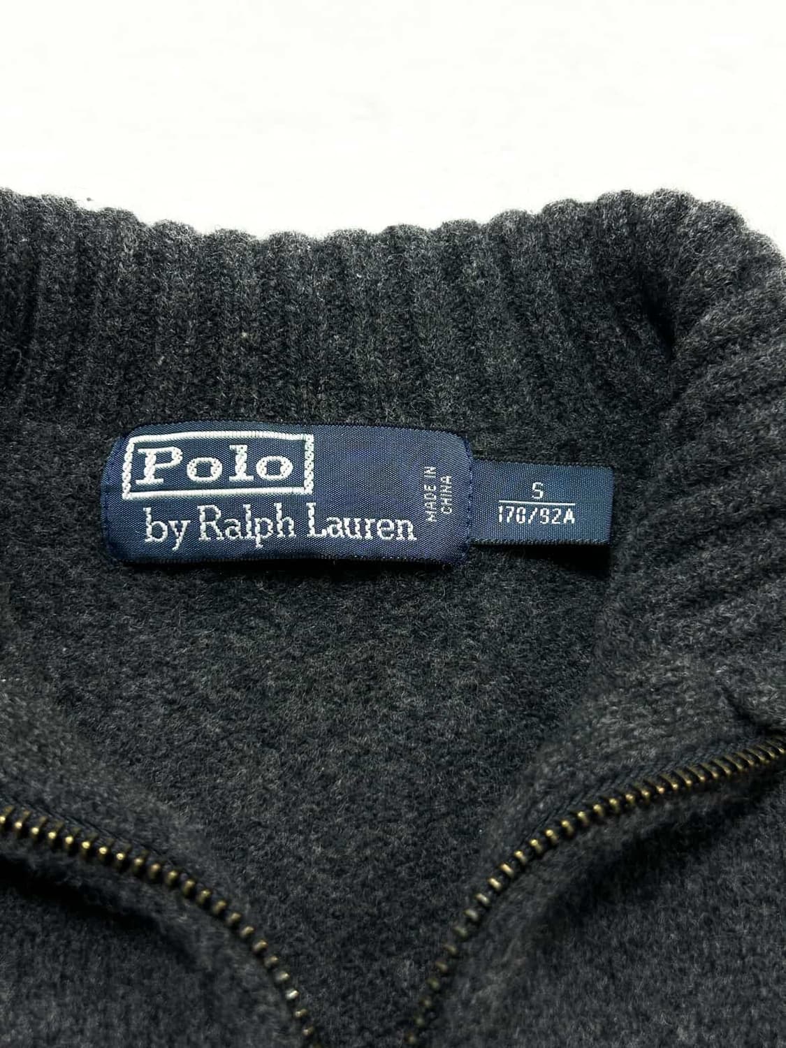 폴로 빅포니 투웨이 램스울 니트집업 상품이미지7