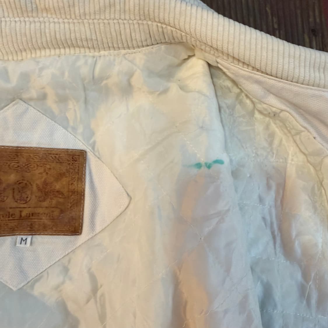 빈티지 화이트 초어자켓 상품이미지6