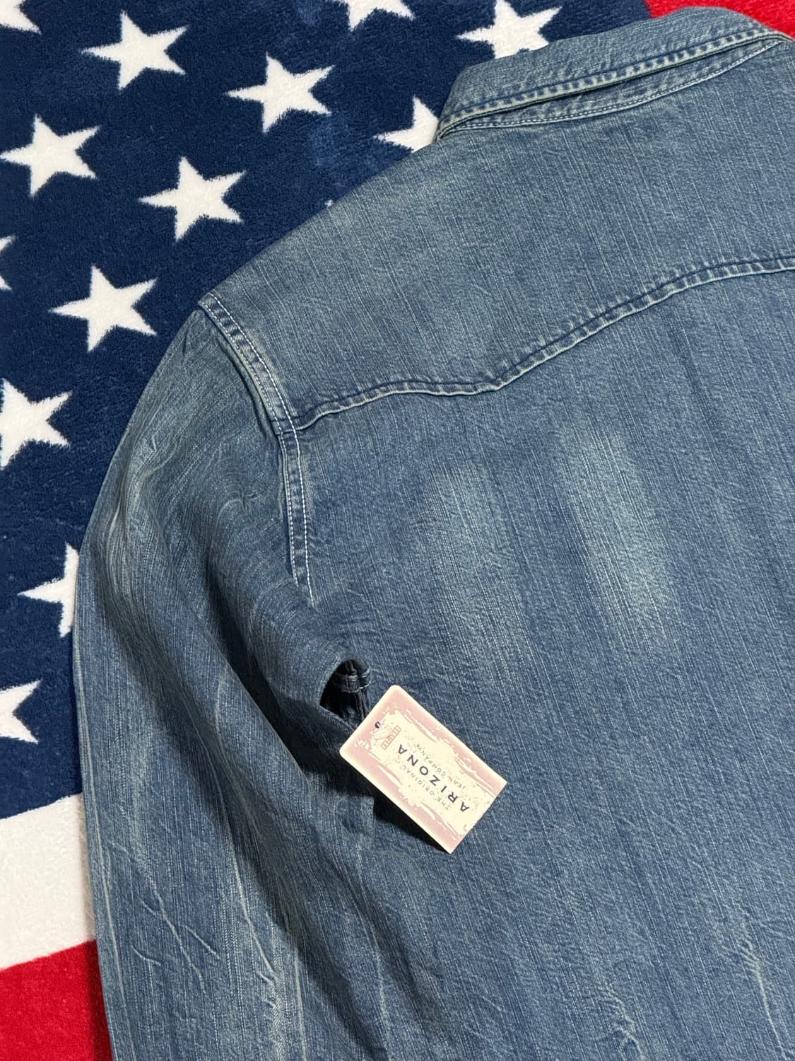 Arizona Jean Company 데드스탁 헤비데님 웨스턴셔츠 빈티지 상품이미지8