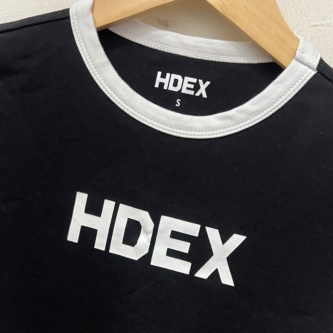 HDEX 에이치덱스 우먼스 릴렉스핏 블랙 크롭탑 S 상품이미지3