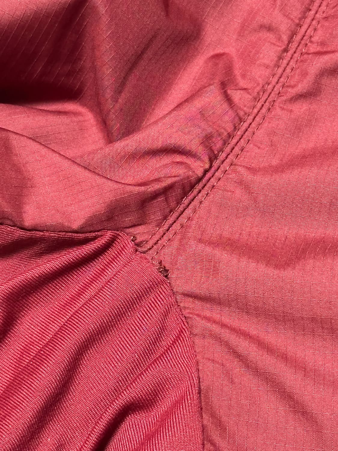 00's 나이키 올드스쿨 스우시 나일론 트랙팬츠 버건디 상품이미지6