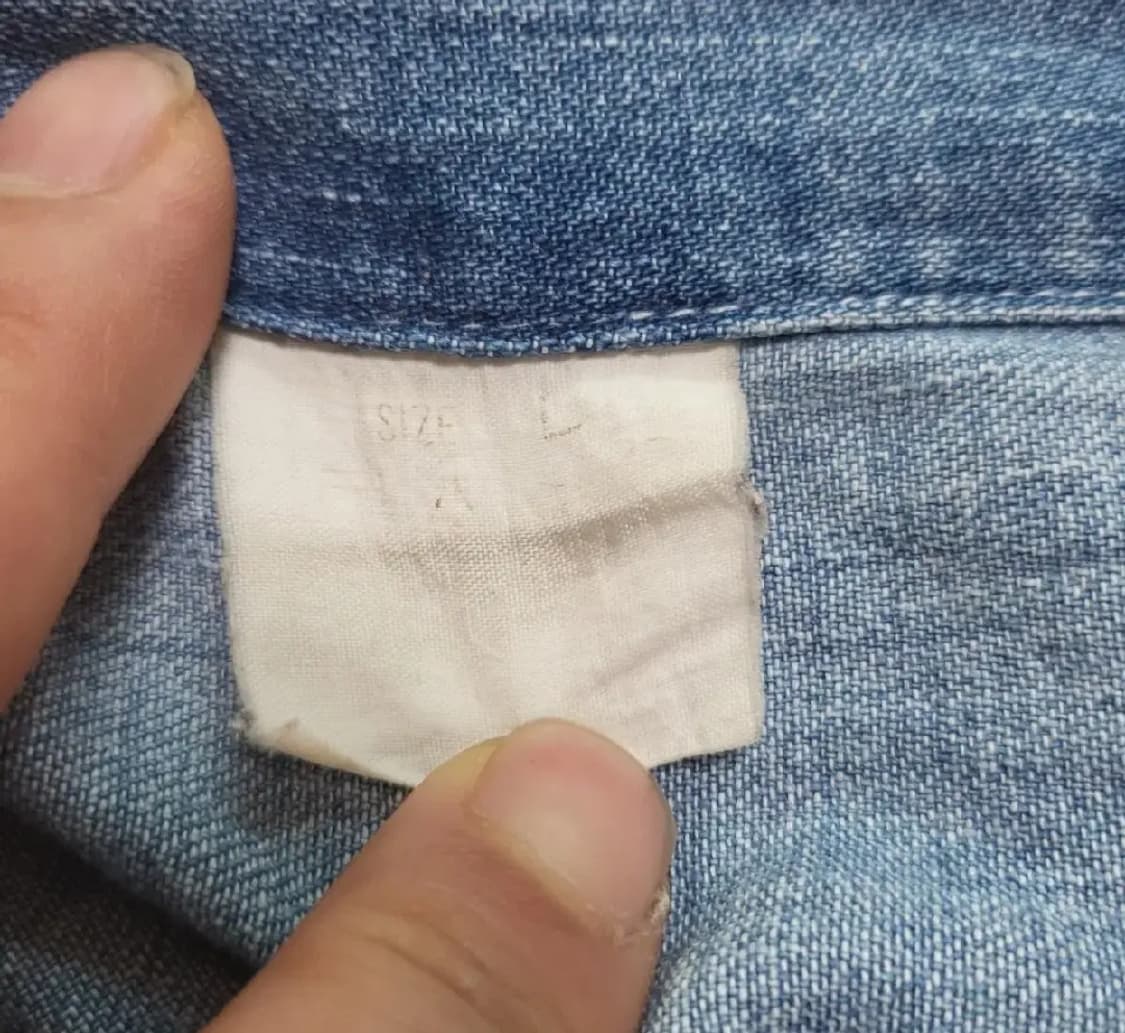 (L) LVC 60s OG 리바이스데님셔츠 리바이스오렌지탭 levis 상품이미지8