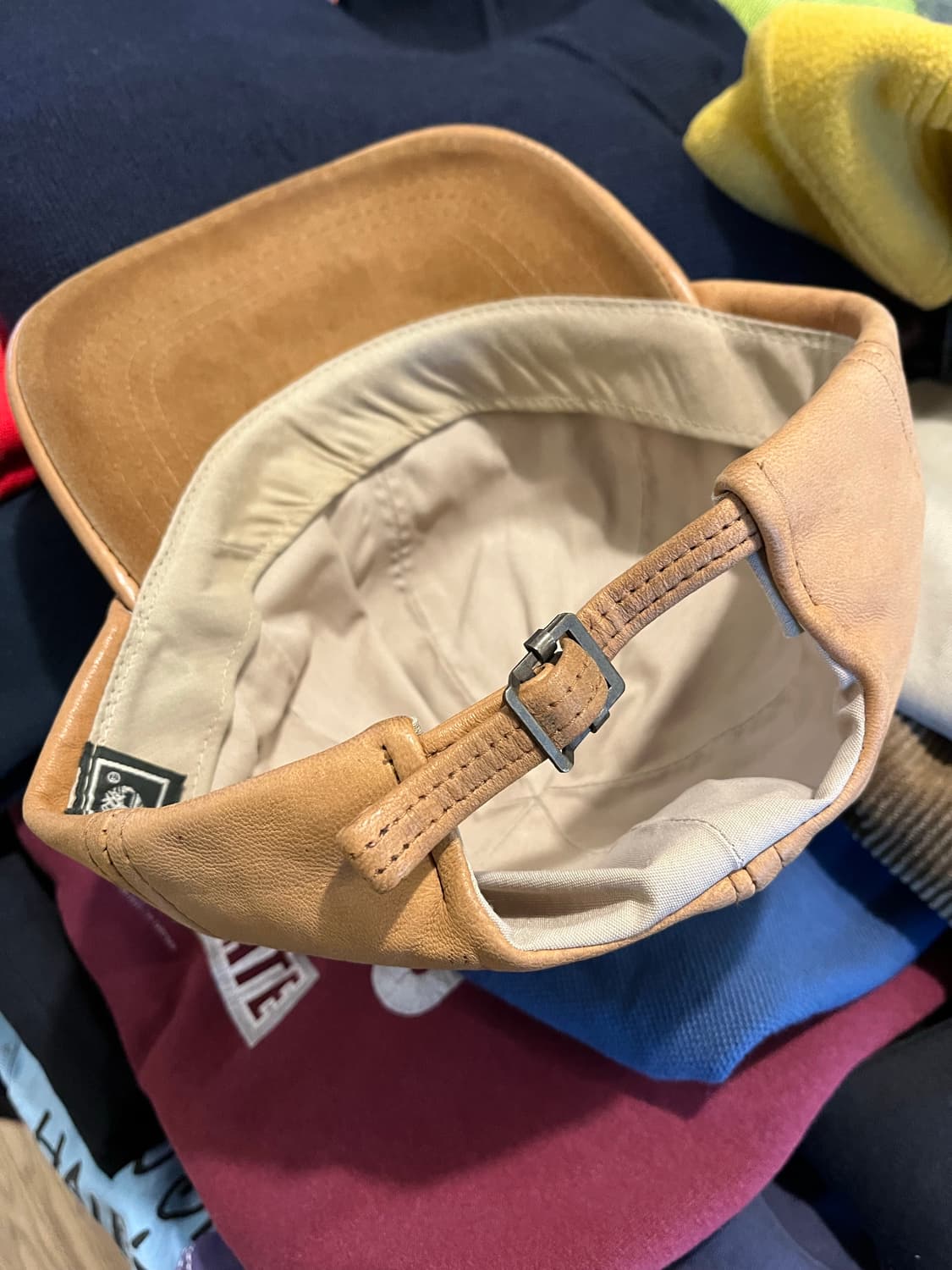 빈티지 90s 팀버랜드 레더 6-panel 상품이미지4