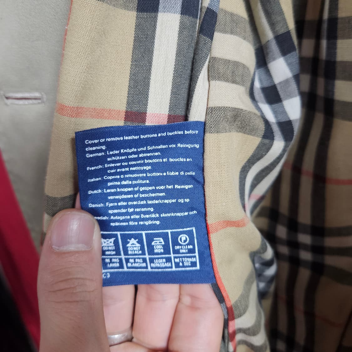 버버리스(Burberrys) 빈티지 싱글 코트  상품이미지7