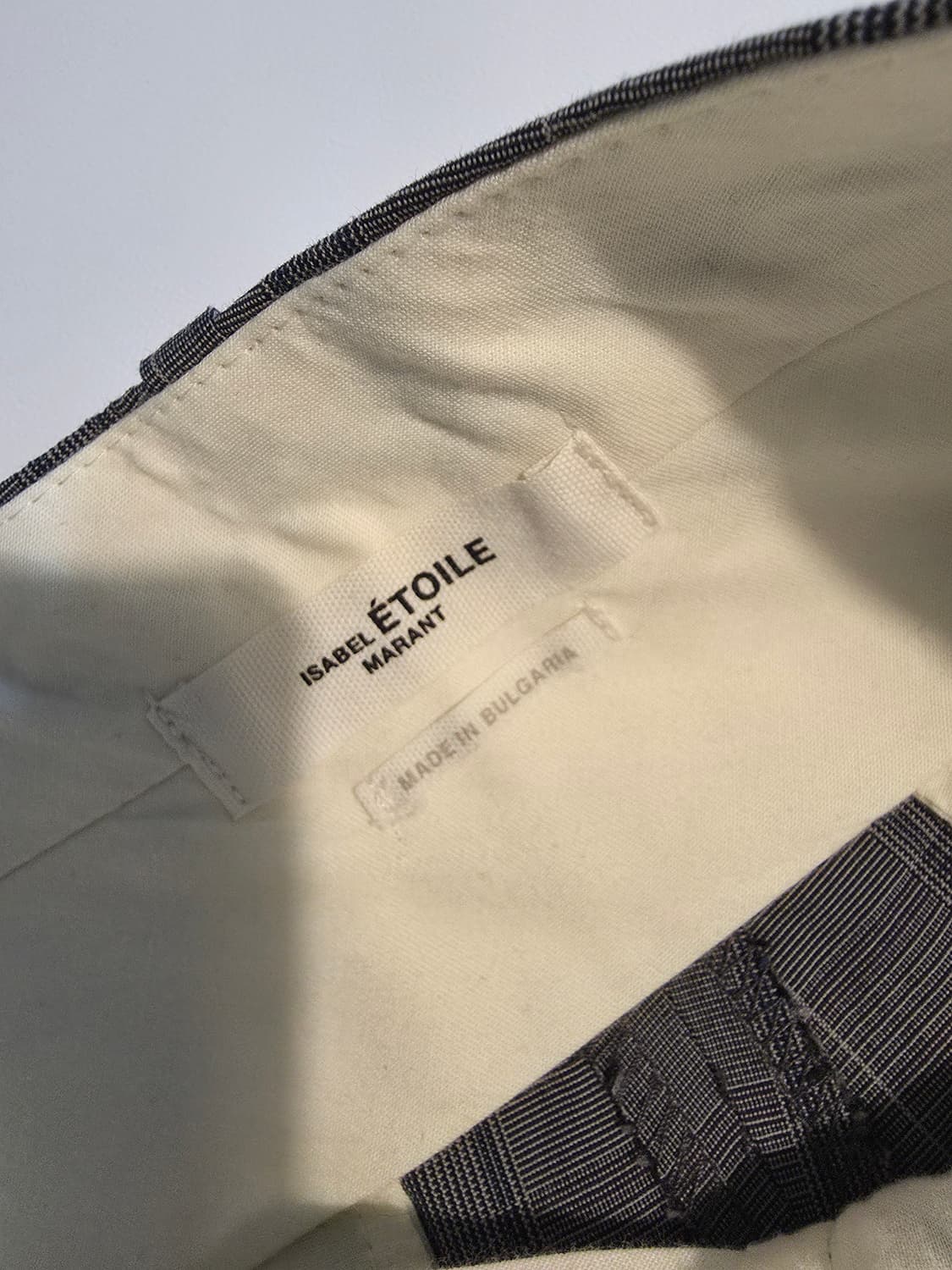 이자벨마랑 에뚜왈 체크 롤업 슬랙스 36사이즈 판매해요  상품이미지5