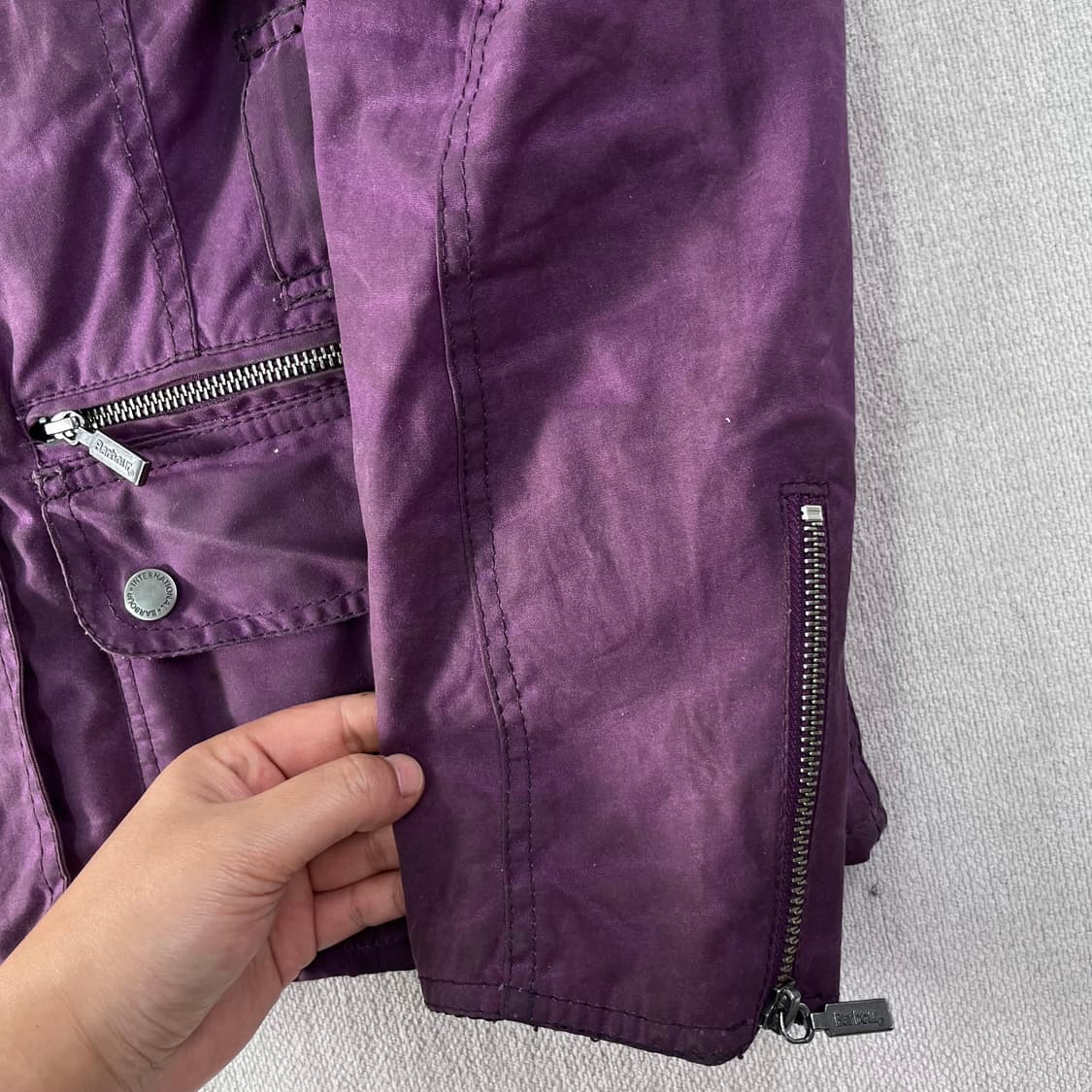 W 100 바버 인터네셔널 파이어블레이드 왁스 자켓 상품이미지7