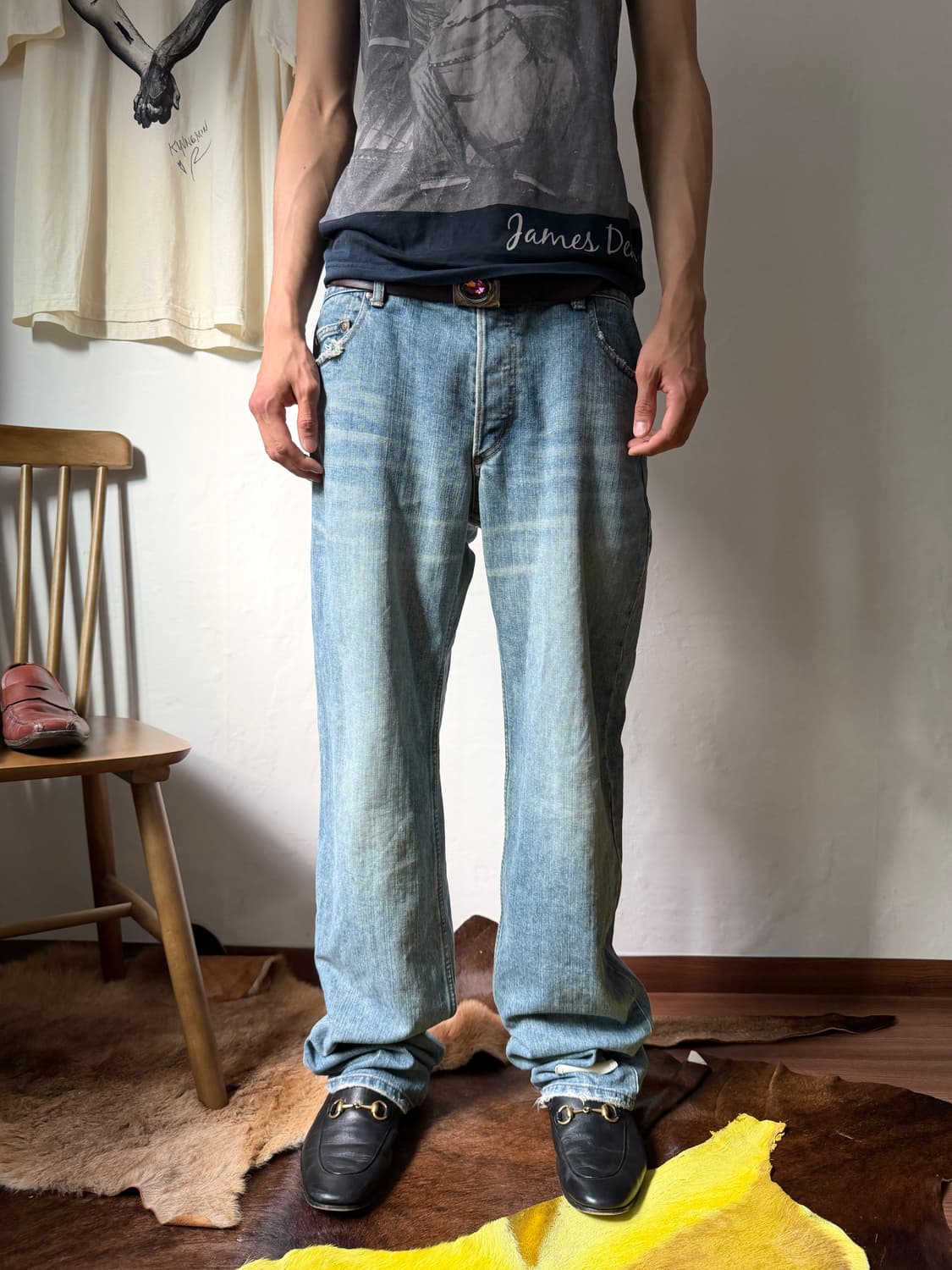 00s 미하라 야스히로 데님 팬츠 상품이미지2