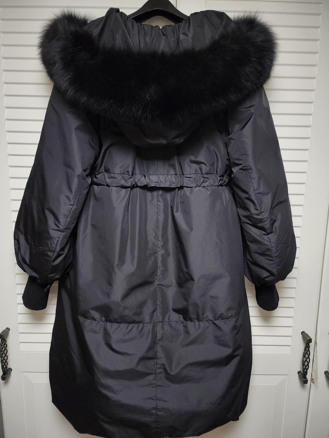 더엣지 폭스 퍼  오리털 롱 패딩 상품이미지2