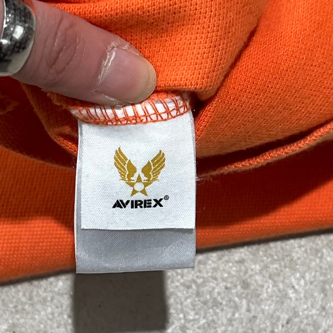 아비렉스 자수 반팔카라티 s10665 상품이미지8