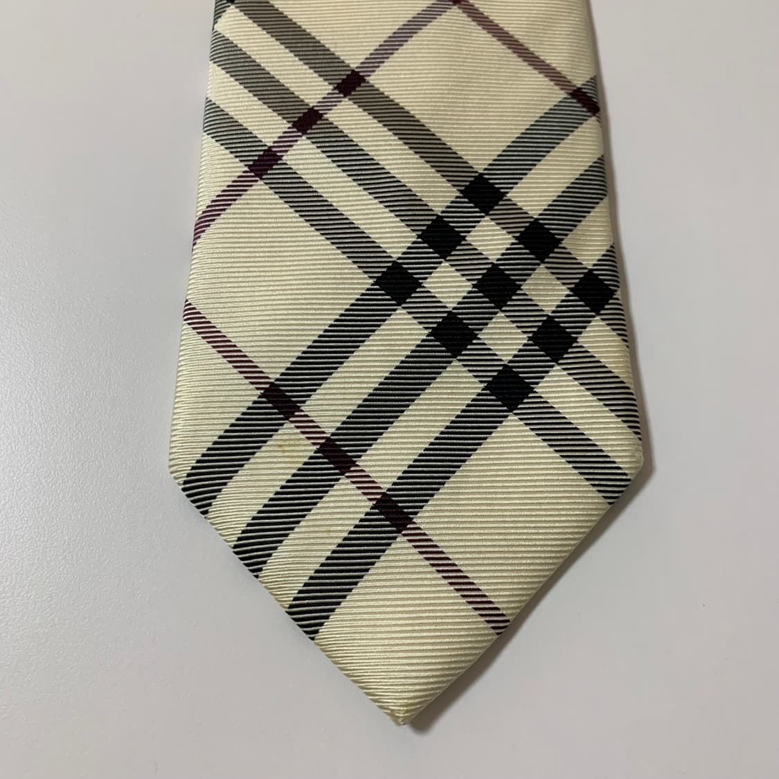 버버리(BURBERRY) 노바체크 명품 빈티지넥타이 클래식정장 A등급 상품이미지9