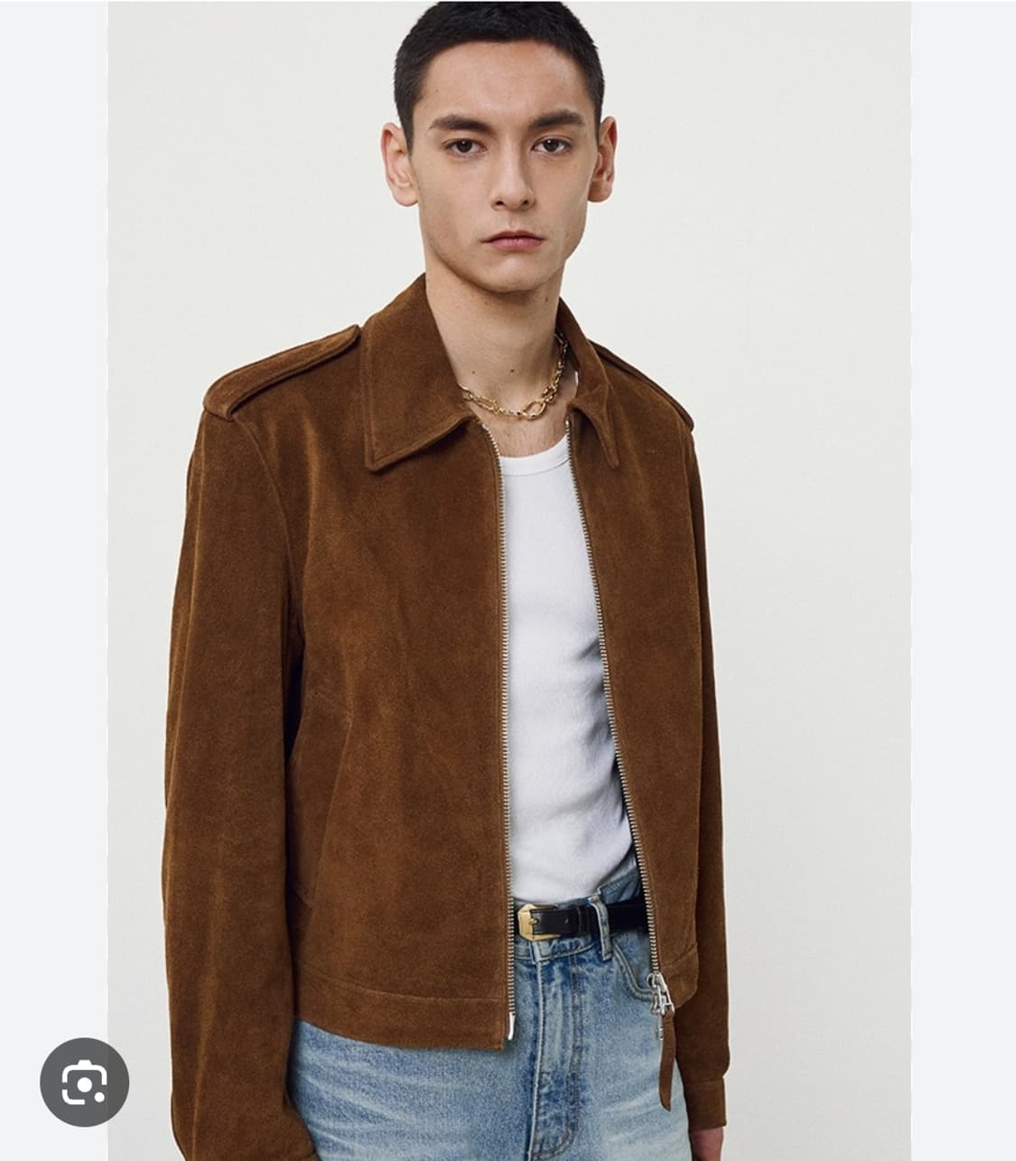 토니웩 견장 스웨이드 자켓 M 상품이미지1