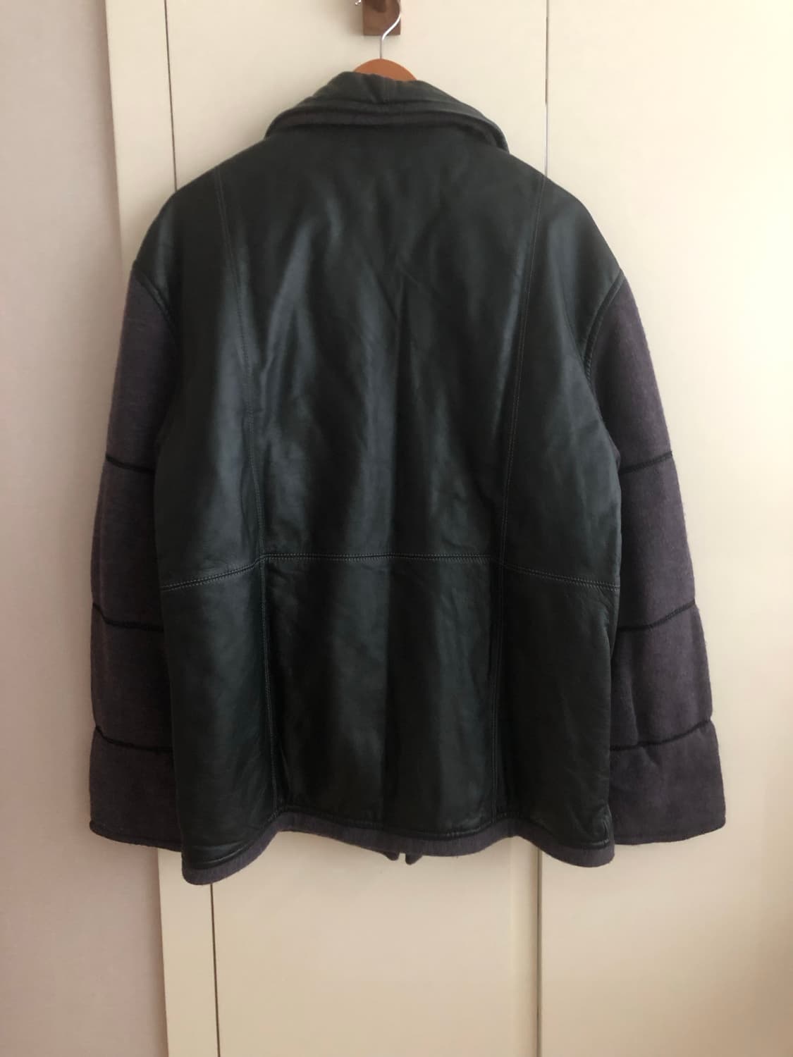 발망 라이센스 가죽X니트 자켓 상품이미지3