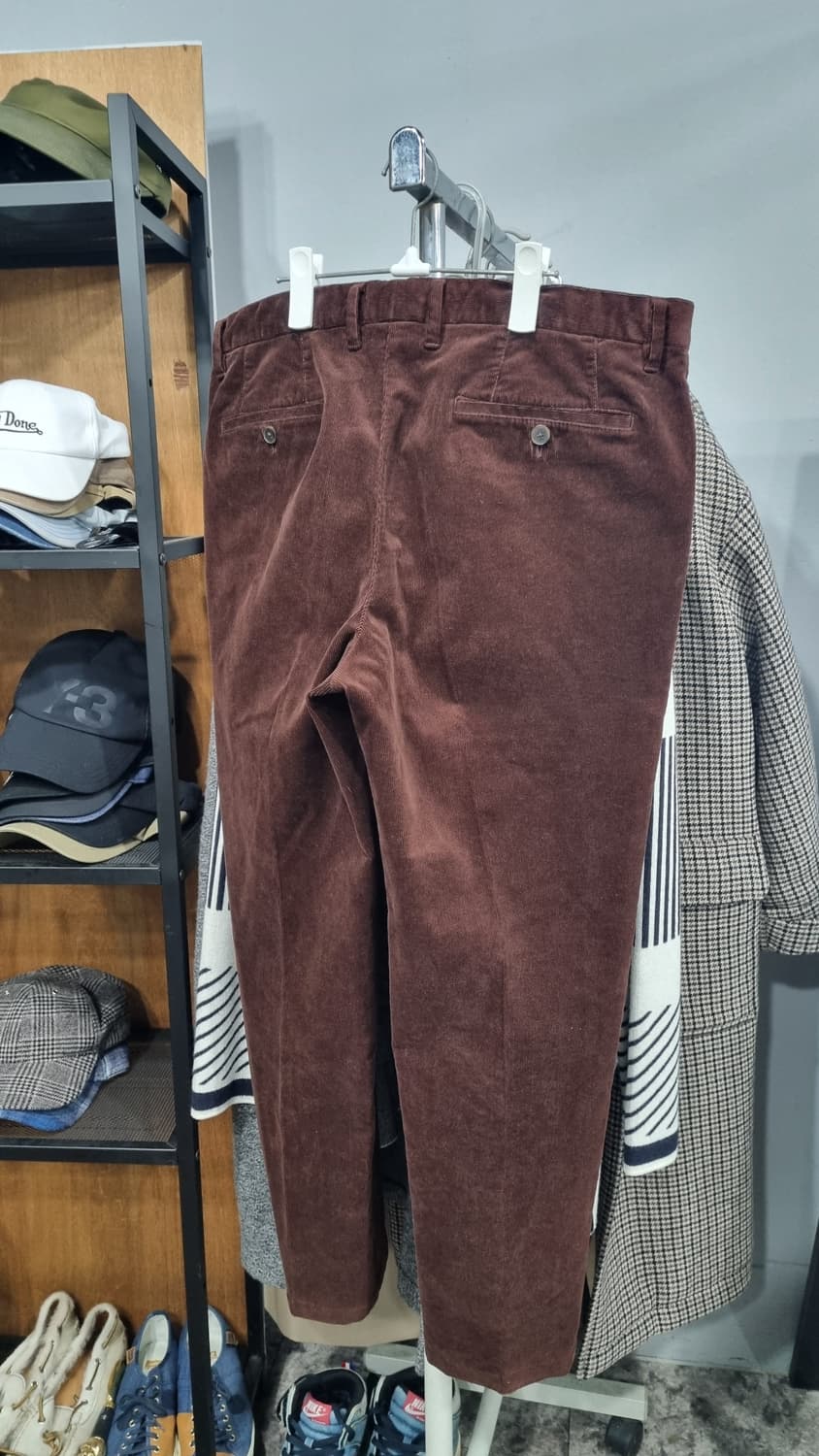 코오롱) 캠브리지 남성 겨울용 바지 허리단면46(35) 1번착용 상품이미지2