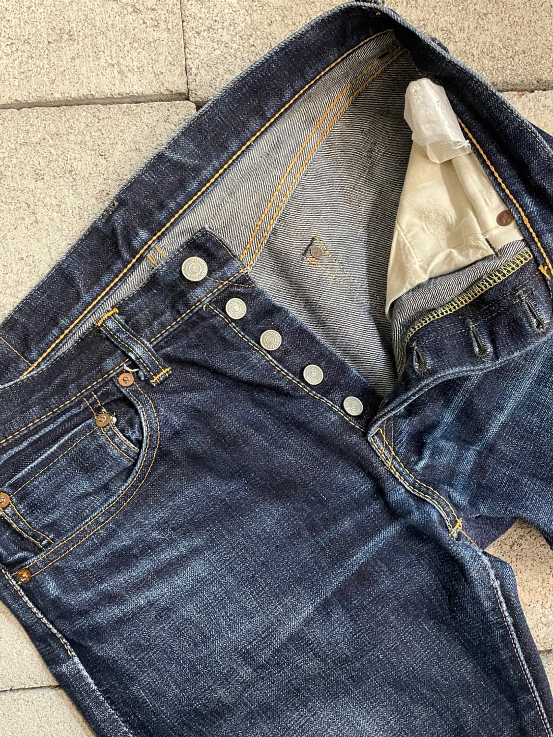 모모타로 진 0306 셀비지 데님 팬츠  상품이미지6