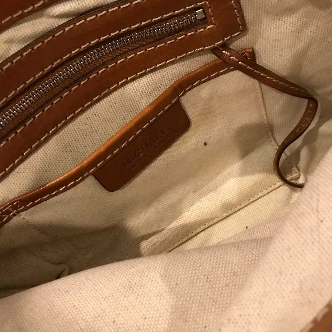 Michael Kors 마이클코어스 카멜 레더 토트백 상품이미지4