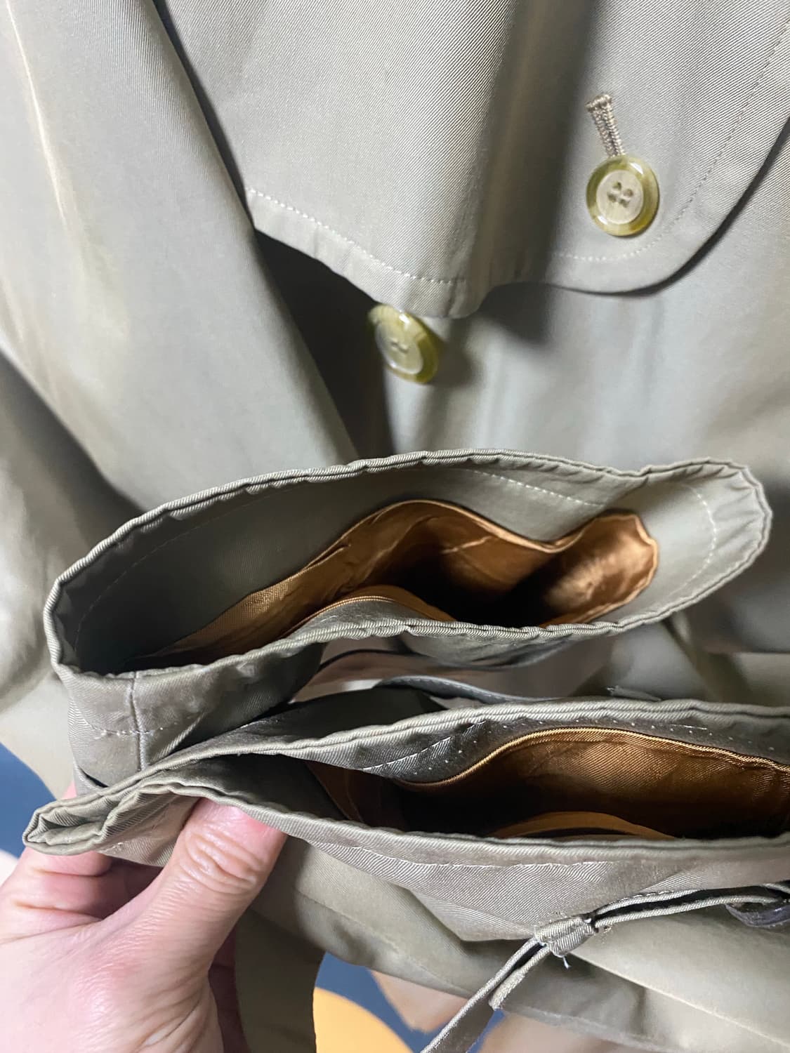 소장품정리. 버버리 원패널 개버딘 트렌치코트 상품이미지8