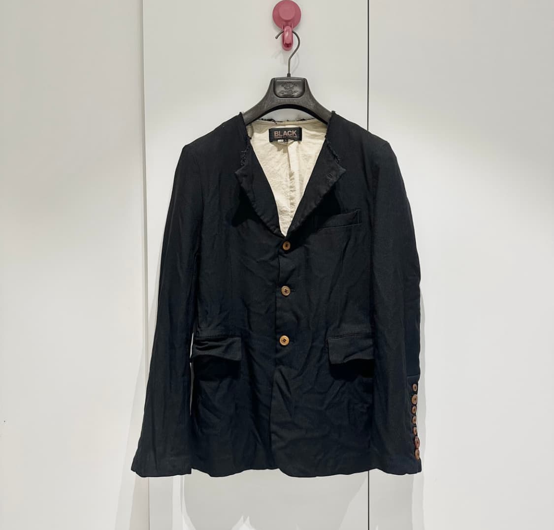 꼼데가르송 블랙 15aw Cutout 7B커프스 블레이저 상품이미지2