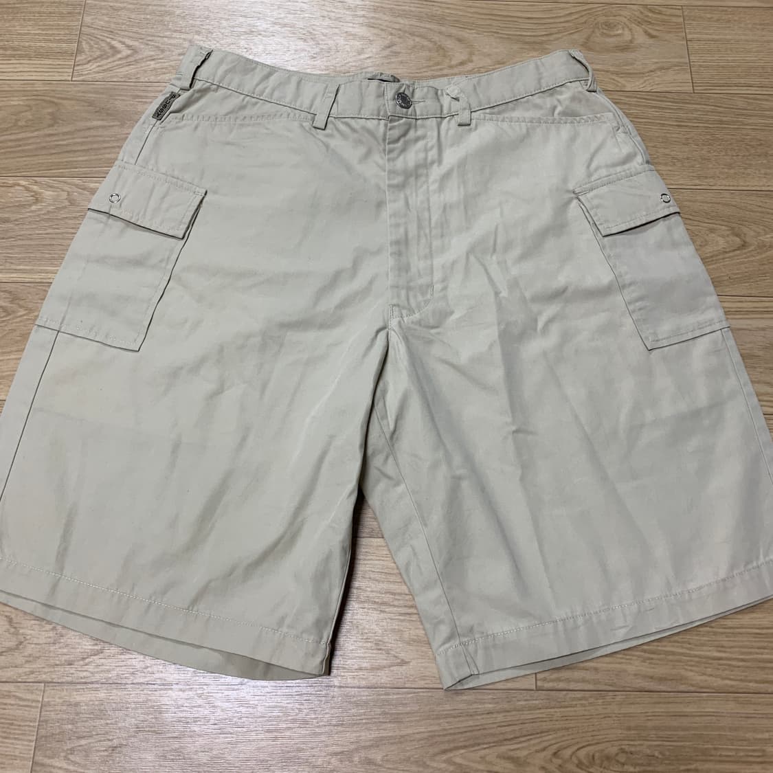 32) Stussy 스투시 90s 미국산 빈티지 카키 카고 반바지 상품이미지1