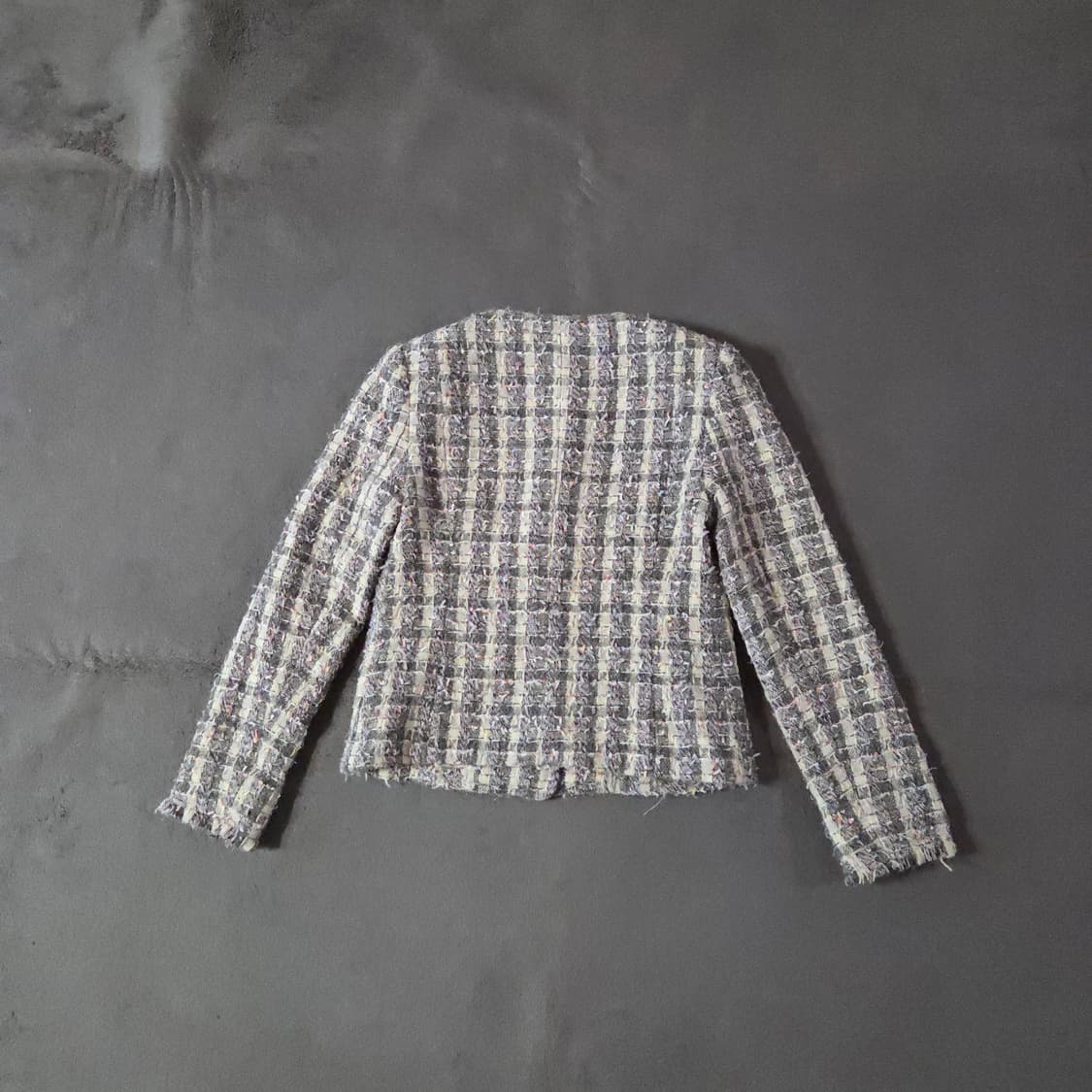 비에이유 브레이드앤유 brideandyou 라운드넥 트위드 자켓 0 상품이미지6