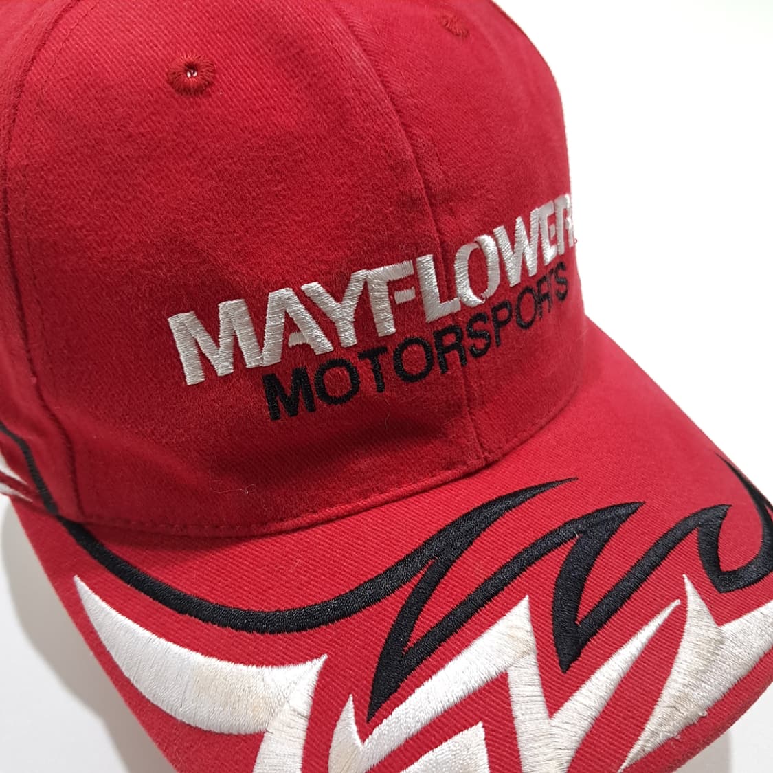 아메리칸 니들 메이플라워 모터스포츠 불꽃 레드 볼캡 모자 P2098 상품이미지1