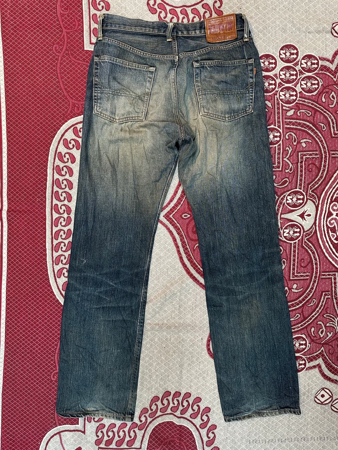 Edwin 505zx 오렌지탭 셀비지 데님 상품이미지2