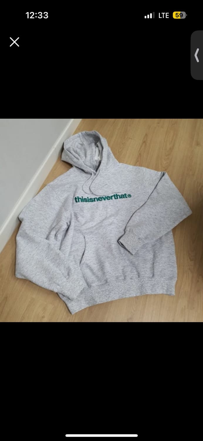 디스이즈네버댓 멜란지 후드티 s 상품이미지1