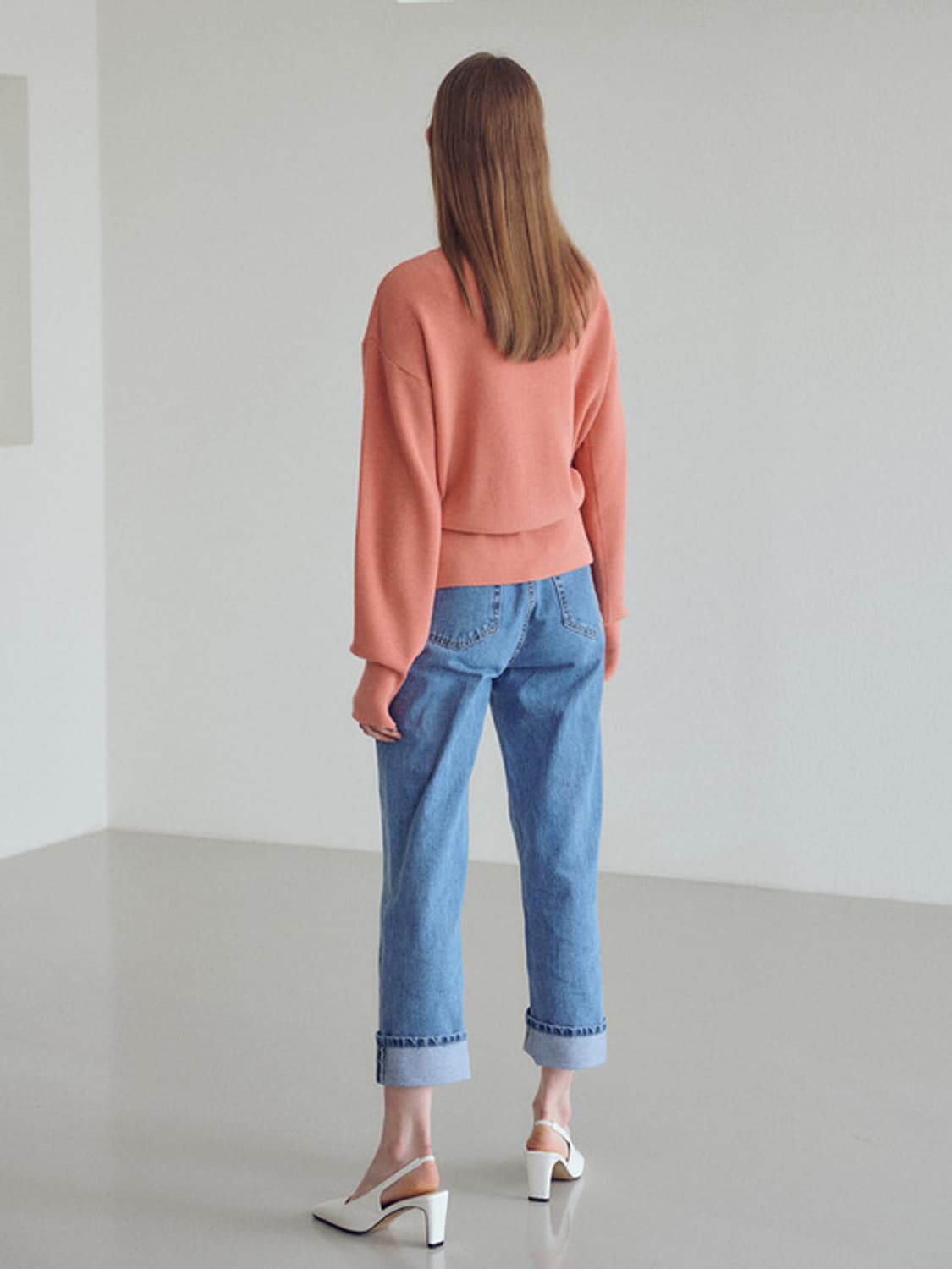 닐바이피 베이직 니트 가디건 (강민경 착용) 상품이미지2