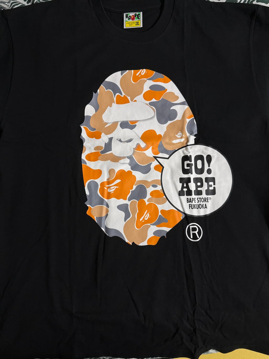 베이프 후쿠오카 한정반팔티셔츠 상품이미지1