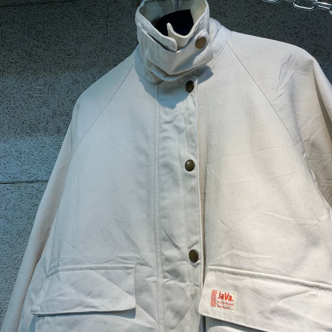 VTG 풀오버 화이트 자켓 상품이미지3