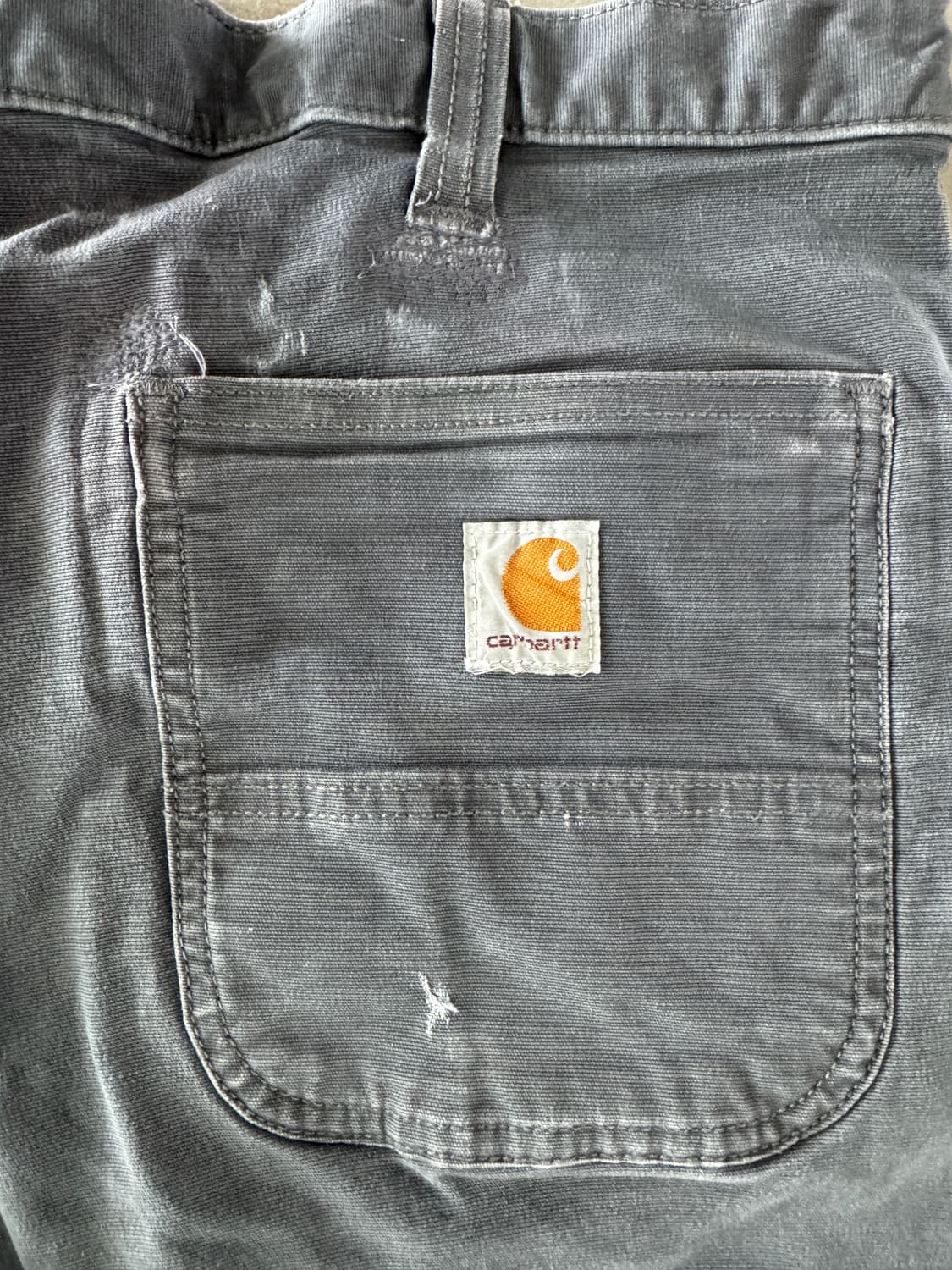칼하트 릴랙스드 핏 워시드 덕 더블 프론트 워크 팬츠 상품이미지8