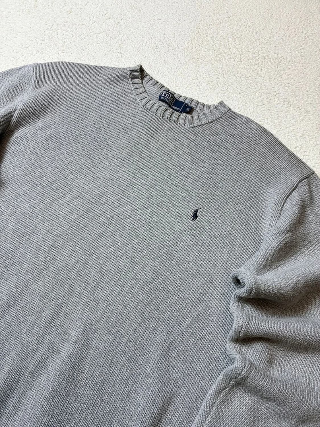폴로 랄프로렌 00's 헤비코튼 로고 니트 PN7572 상품이미지2
