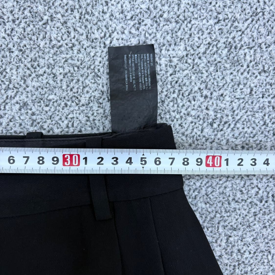 2 띠어리 핀턱 슬랙스 와이드 팬츠 0511J 상품이미지7