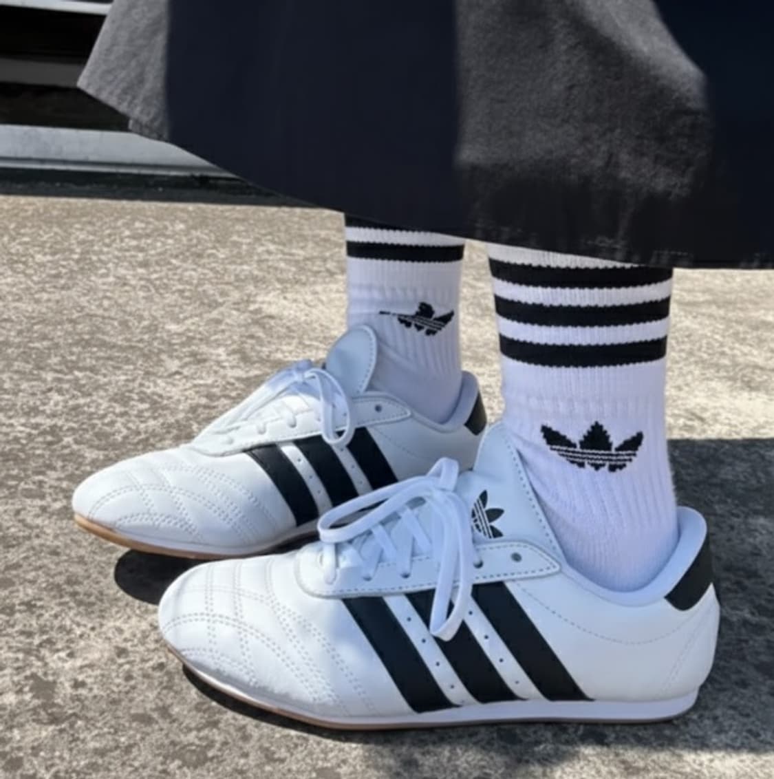 아디다스 태권도 레이스 흰검  235사이즈 새상품 상품이미지1