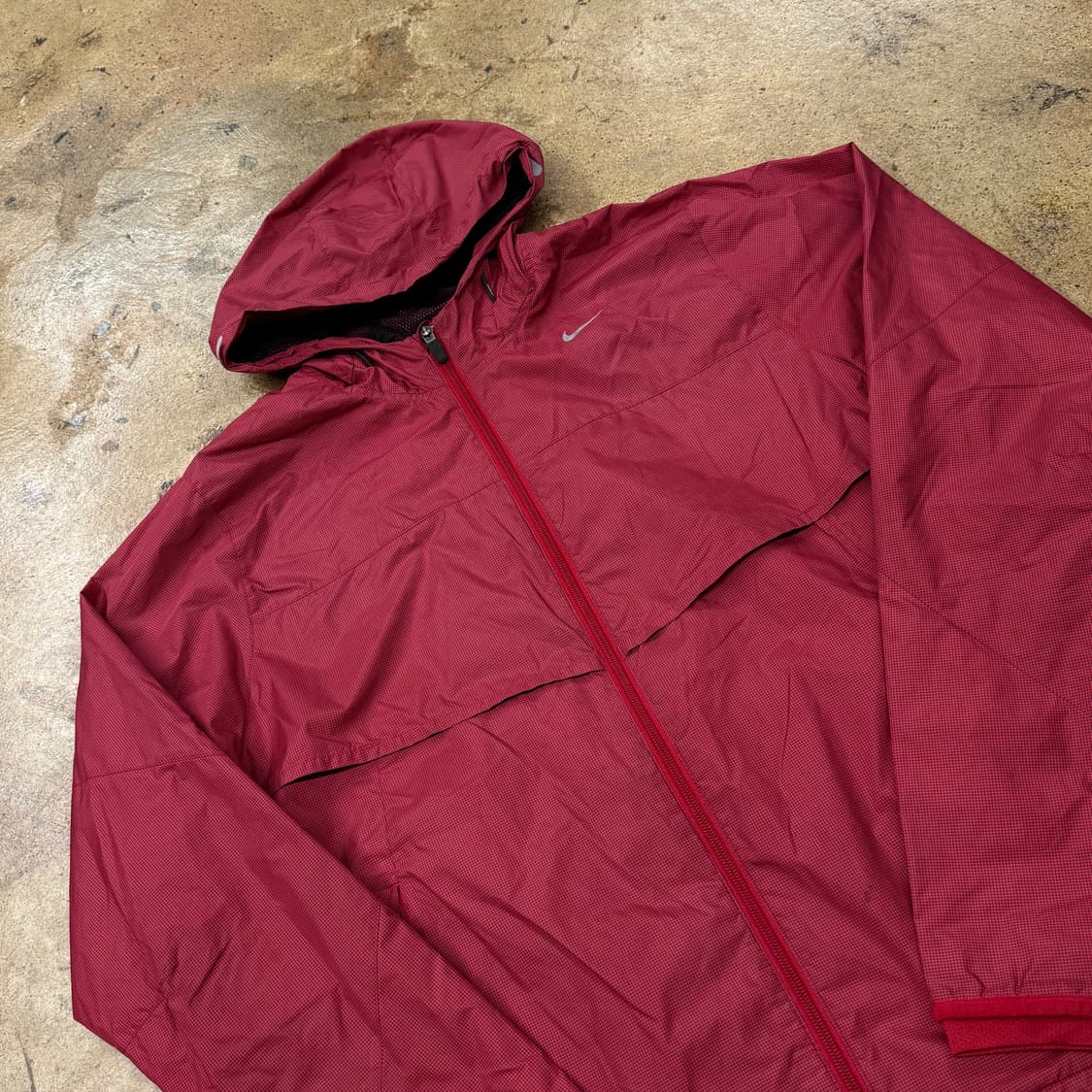 [정품/XL] 나이키 버건디 바람막이 후드 집업 b15 상품이미지1