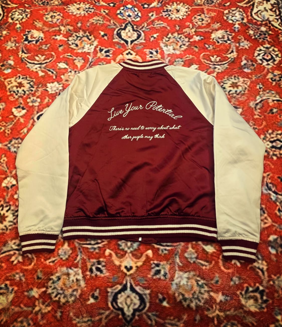 Colza 콜자 일본빈티지 새틴 스카잔/점퍼 상품이미지2