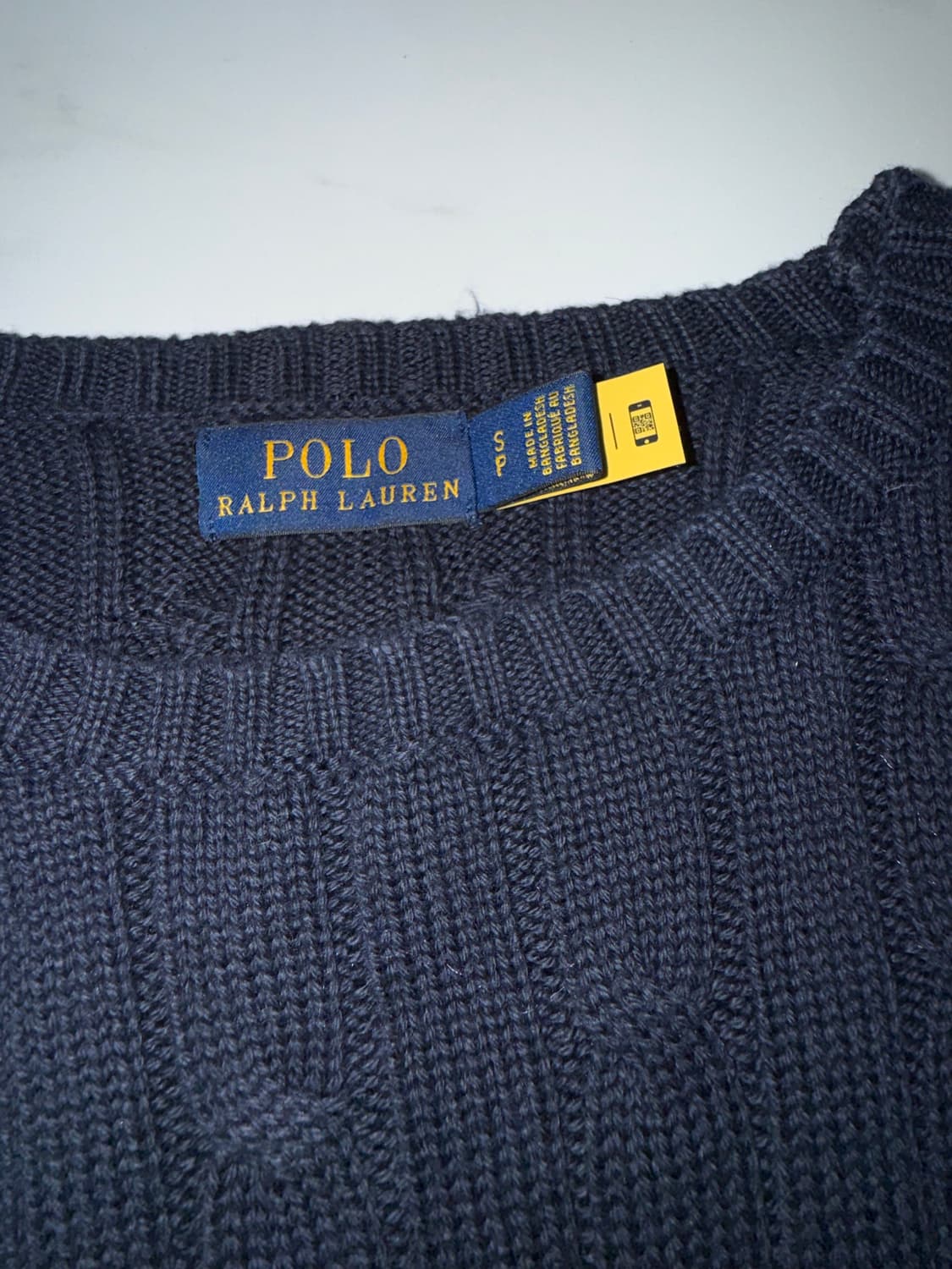 폴로 네이비 니트  상품이미지2