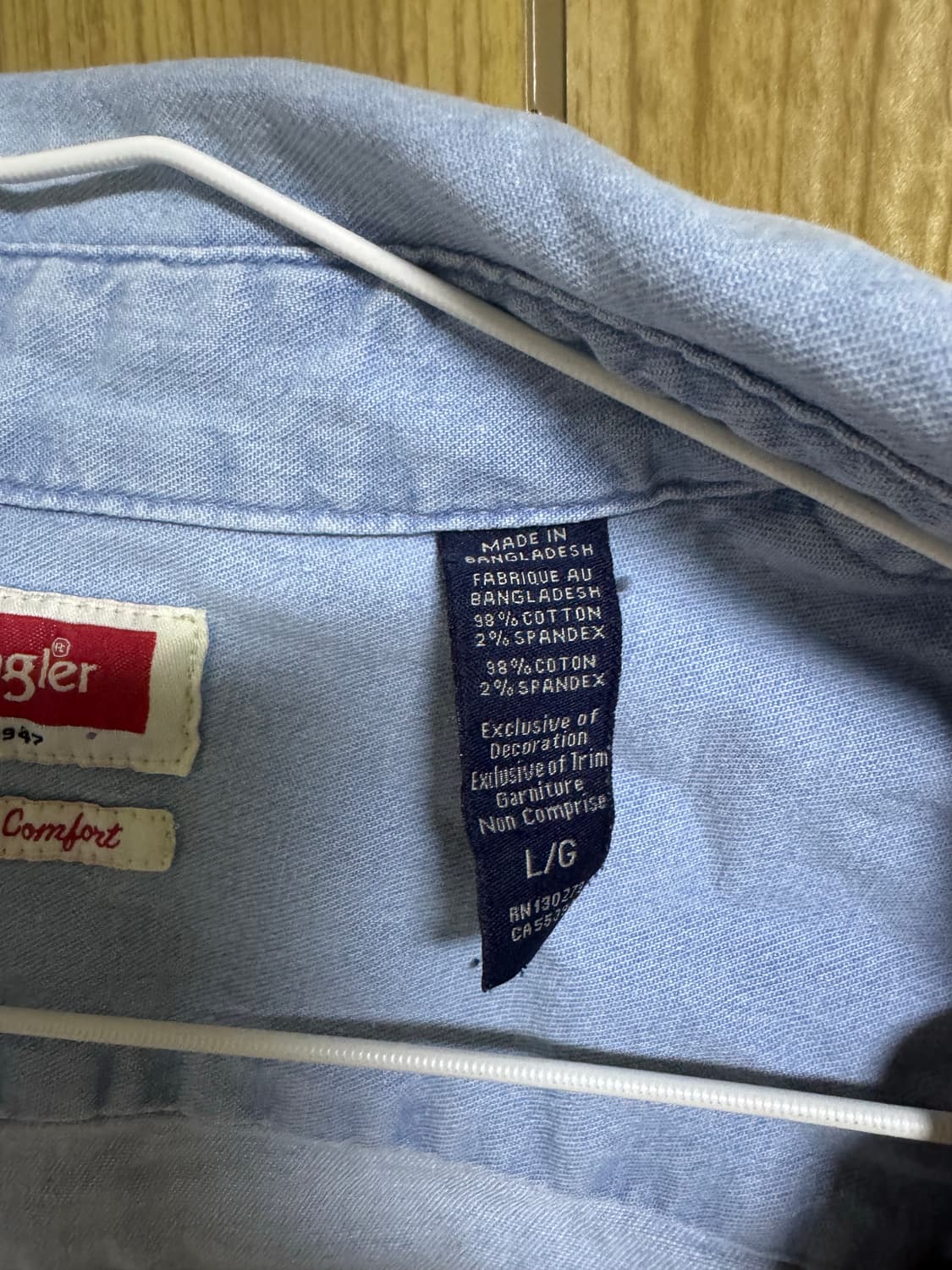 [L]랭글러 셔츠 상품이미지3