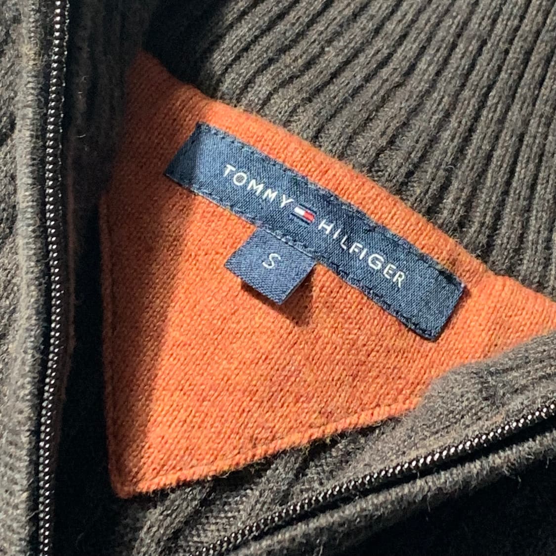 타미힐피거 우먼스 브라운 니트 집업  상품이미지4